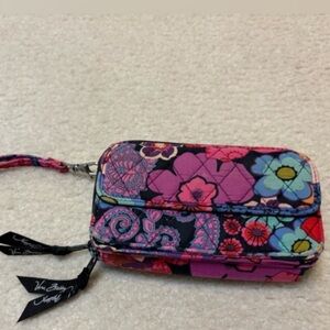 Vera Bradley Quilted Wristlet Two Zippers